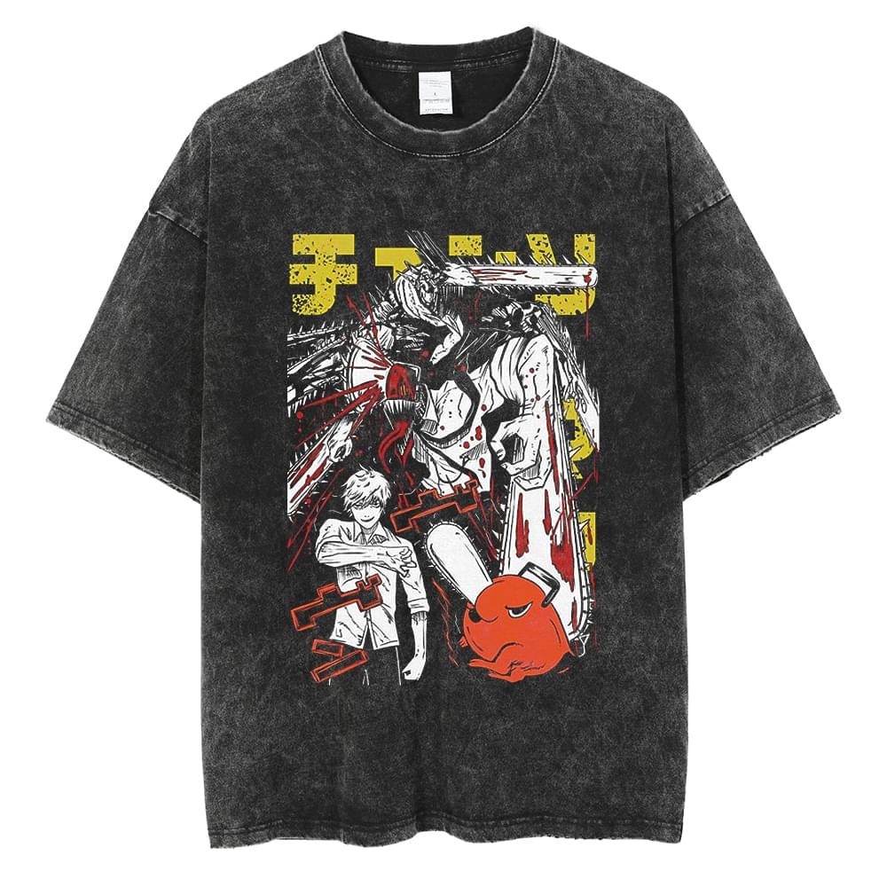 Anime Print T Shirt    Ŀ  Ƽ  ư Ƽ  ƮƮ Ʈ Ƽ ġŸ  